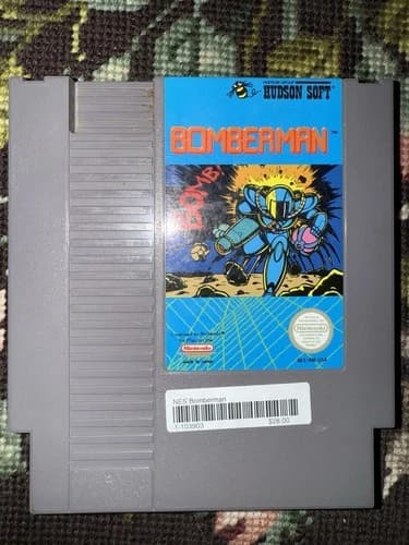 Bomberman Nintendo NES NTSC-U/C Game Cartridge 1985 Release