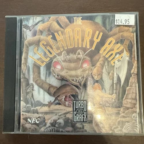 The Legendary Axe (TurboGrafx-16, 1989) Turbo - CIB Complete Tested & Working