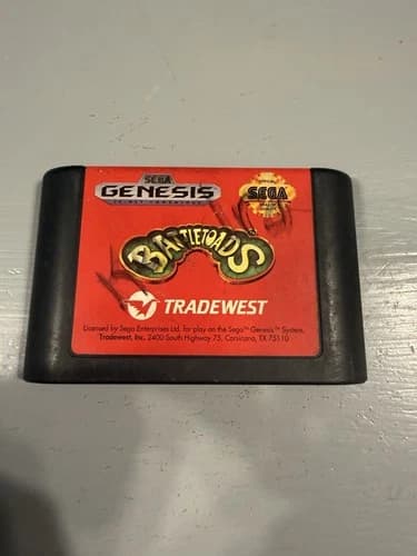 Battletoads (Sega Genesis, 1991) Cartridge Only Tested Working