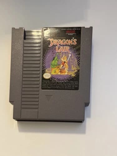 Dragon's Lair Nintendo NES Video Game Cart Only Tested