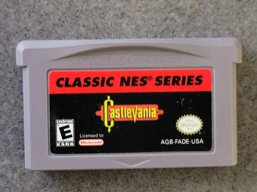 Castlevania Classic NES Series (Nintendo Game Boy Advance, 2004) Tested
