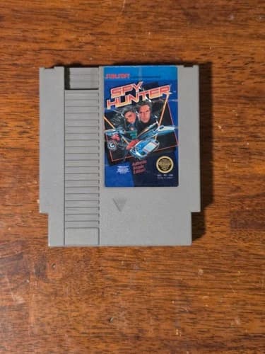 Vintage Original Nintendo NES Spy Hunter Authentic Game - Tested and Working