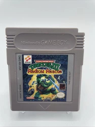 Teenage Mutant Ninja Turtles TMNT III: Radical Rescue Nintendo Gameboy VG