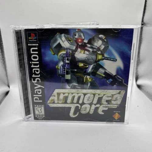 Armored Core Playstation 1 PS1 Black Label Great Condition All Original