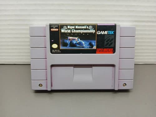 Nigel Mansell's World Championship - Super Nintendo - SNES - Game Only