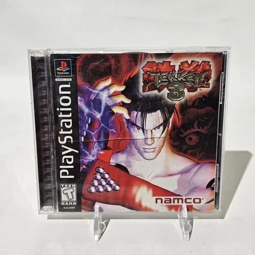 Tekken 3 Black Label (Sony PlayStation 1, 1998, PS1) Complete Tested