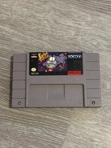 Eek! The Cat (Super Nintendo SNES, 1991) Authentic TESTED