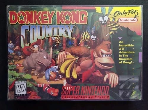 Super Nintendo, SNES - Nintendo, Donkey Kong Country, CIB *tested*