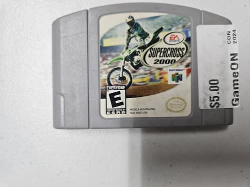 Supercross 2000 N64/Nintendo 64 Authentic Tested Cart Only