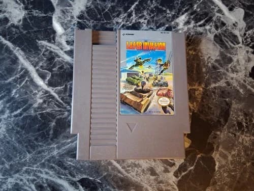 Laser Invasion Nintendo NES Authentic Tested Contacts Cleaned