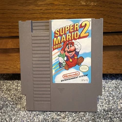 Nintendo Super Mario Bros. 2 Nintendo NES Game Cartridge Tested Works