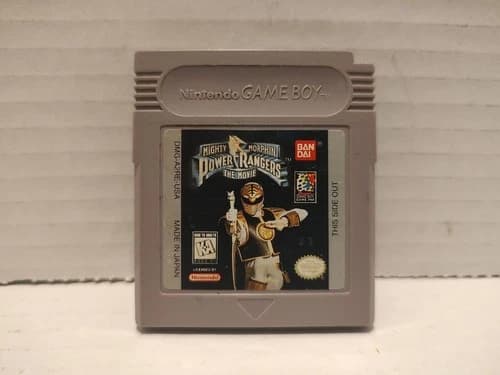 🔥 Mighty Morphin Power Rangers: The Movie (Nintendo Game Boy, 1995) *TESTED*