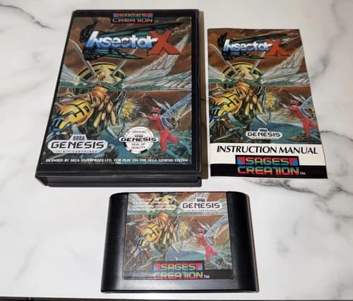 Insector X (Sega Genesis, 1990) Complete In Box