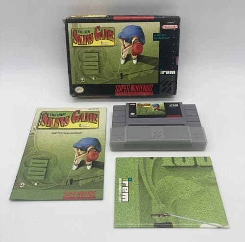 The IREM Skins Game SNES Super Nintendo