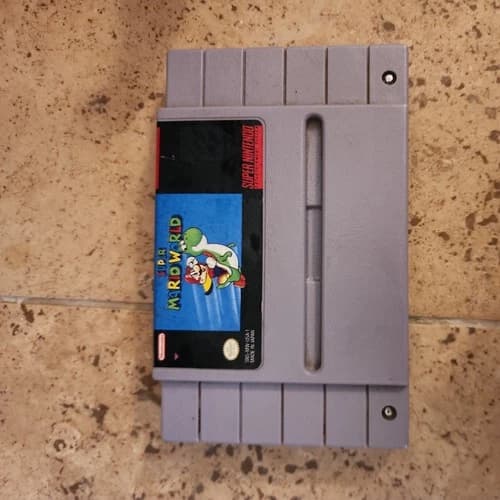Super Mario World - Original and Authentic SNES Super Nintendo Game