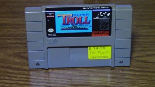 Super Nintendo SNES Super Troll Islands Video Game ASC