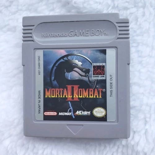 Nintendo Game Boy Mortal Kombat II 2 Cartridge Authentic 1993