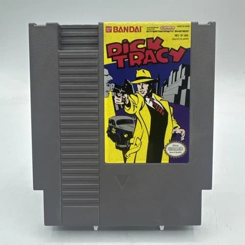 Dick Tracy Nintendo Entertainment System NES Cleaned and Tested Works
