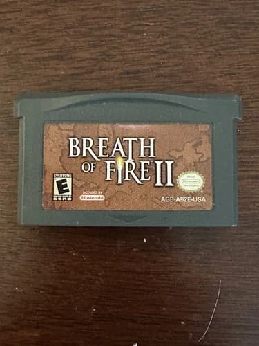 Breath of Fire II 2 Nintendo Game Boy Advance GBA AUTHENTIC
