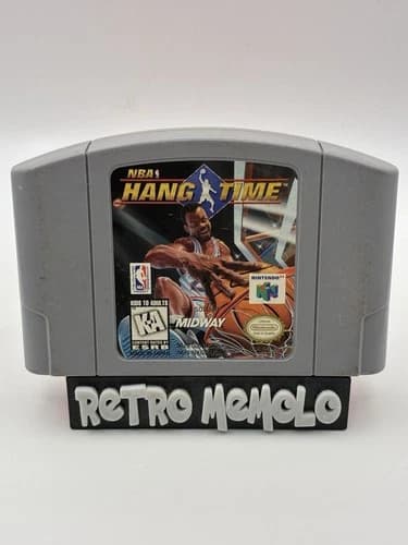 NBA Hang Time N64 (Nintendo 64) Authentic Tested Working