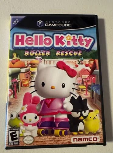 Hello Kitty Roller Rescue Game for GameCube Complete In Box