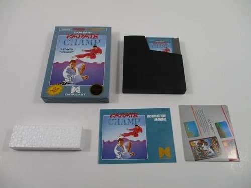 KARATE CHAMP Nintendo NES Game Complete In Box Authentic!