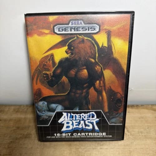 SEGA Genesis Altered Beast 16-Bit Cartridge Use Sega Genesis CIB