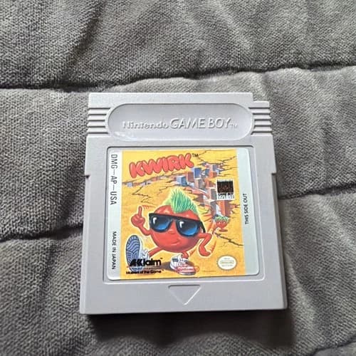 Kwirk (Nintendo Game Boy, 1990) Authentic