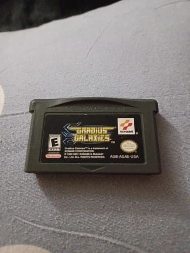 Gradius Galaxies Nintendo Gameboy Advance GBA Cartridge Konami Authentic Works!