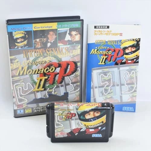 SUPER MONACO GP II 2 AYRTON SENNA'S Sennas Senna Mega Drive Sega 2057 md