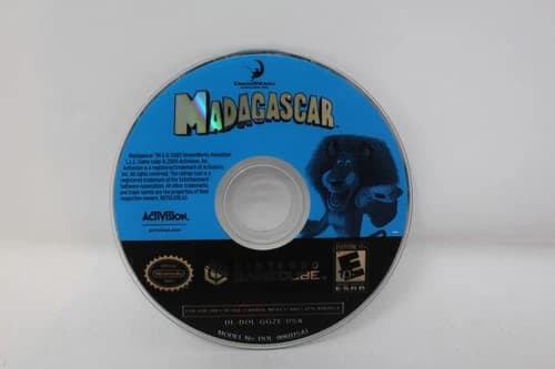 Madagascar Nintendo GameCube Disc Only
