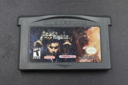 CA- Dead to Rights Nintendo Game Boy Advance GBA 2004 Tested USA Cartridge Only
