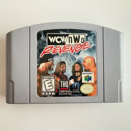 WCW nWo Revenge (Nintendo 64, 1998) N64 Authentic Tested Working