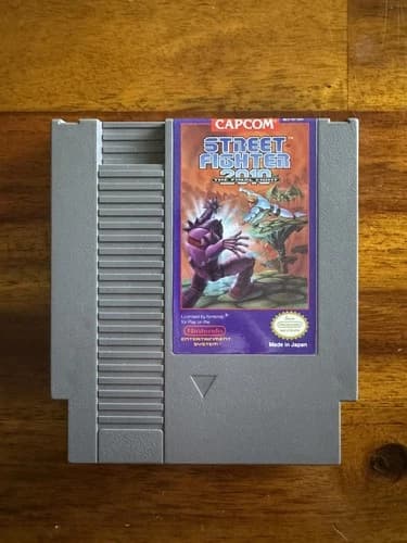 Street Fighter 2010: The Final Fight Nintendo NES Cleaned/Tested