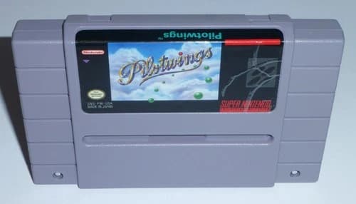 Pilotwings (Super Nintendo Authentic SNES) Cleaned Tested Working Pilot Wings
