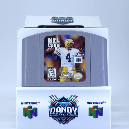 NFL Quarterback Club 99 N64 Authentic, Tested - Nintendo 64