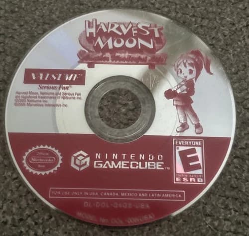 Harvest Moon: Another Wonderful Life (Nintendo GameCube, 2005) Disc Only