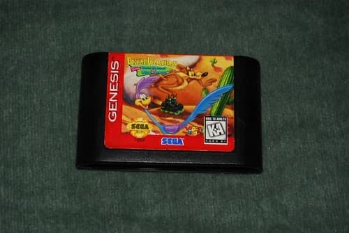 Sega Genesis DESERT DEMOLITION Cartridge Only - Tested & Working