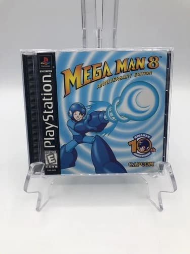 Mega Man 8 Anniversary Edition (Sony PlayStation 1, 1997) PS1 CIB w/ Manual Reg