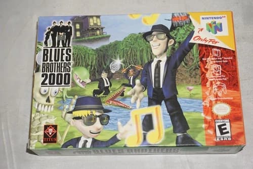 Blues Brothers 2000 (Nintendo 64 N64) Complete in Box w/ Reg Card CIB