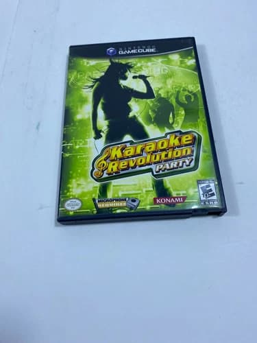 Karaoke Revolution Party Nintendo GameCube Complete Manual Konami