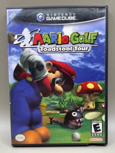 Mario Golf: Toadstool Tour (Nintendo GameCube, 2003) CIB Case Manual Game Disc