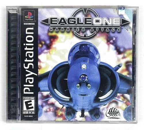 Eagle One Harrier Attack PlayStation 1 PS1 Video Game CIB LN