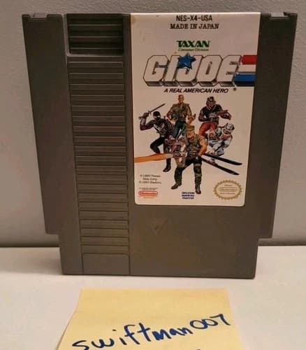 G.I. Joe A Real American Hero (Nintendo) NES (100% Authentic!) Tested & Works!
