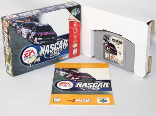 NASCAR 99 N64 Nintendo 64 Complete CIB Good Condition! Nice!