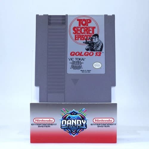 Golgo 13 Top Secret Episode Authentic, Tested - NES