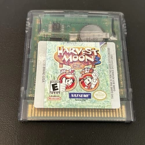 Harvest Moon 3 GBC (Nintendo Game Boy Color, 2001) Tested Working Cleaned