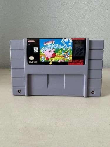 Kirby's Avalanche Super Nintendo SNES Cartridge Authentic TESTED WORKING MINTY