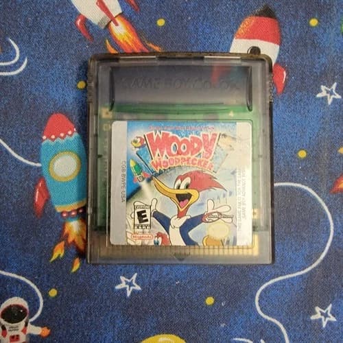 Woody Woodpecker (Nintendo Game Boy Color, 2001) Authentic - Tested