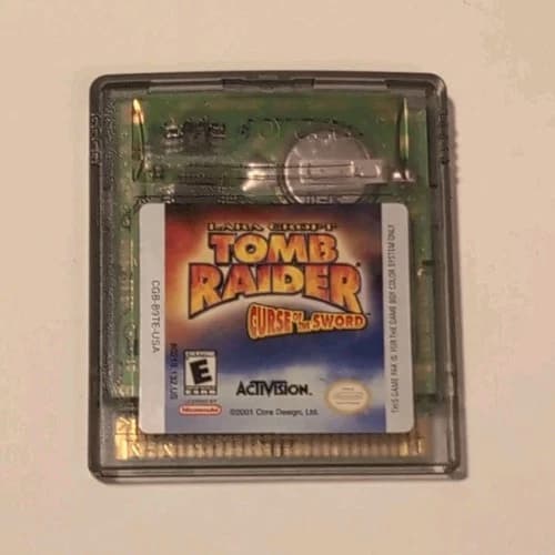 Tomb Raider Curse of the Sword Nintendo Game Boy Color